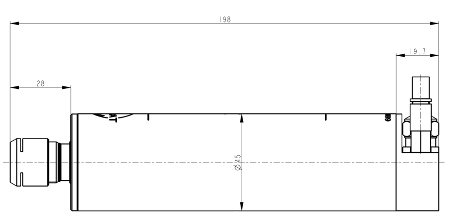 Hochfrequenz Spindel